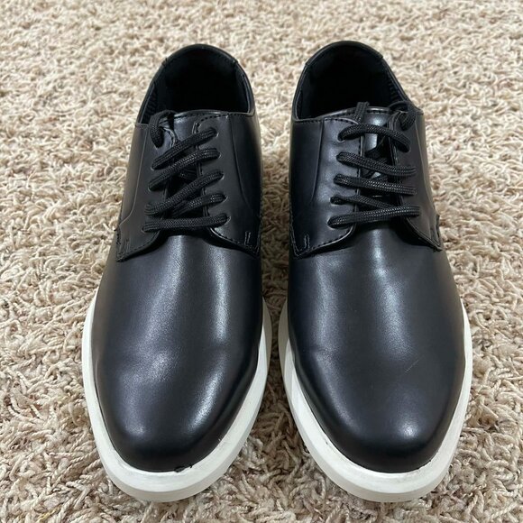 Calvin Klein Men’s Yuzo Lace-Up Oxford Shoes Black, Size 8 (New) main image 9